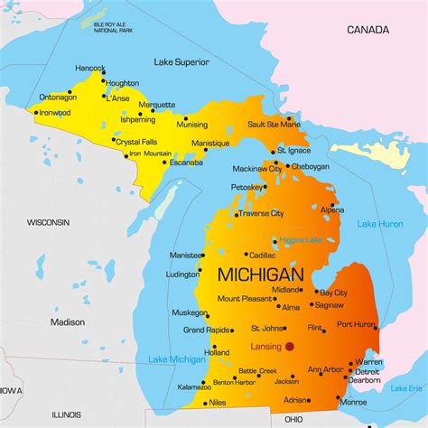 cities in michigan